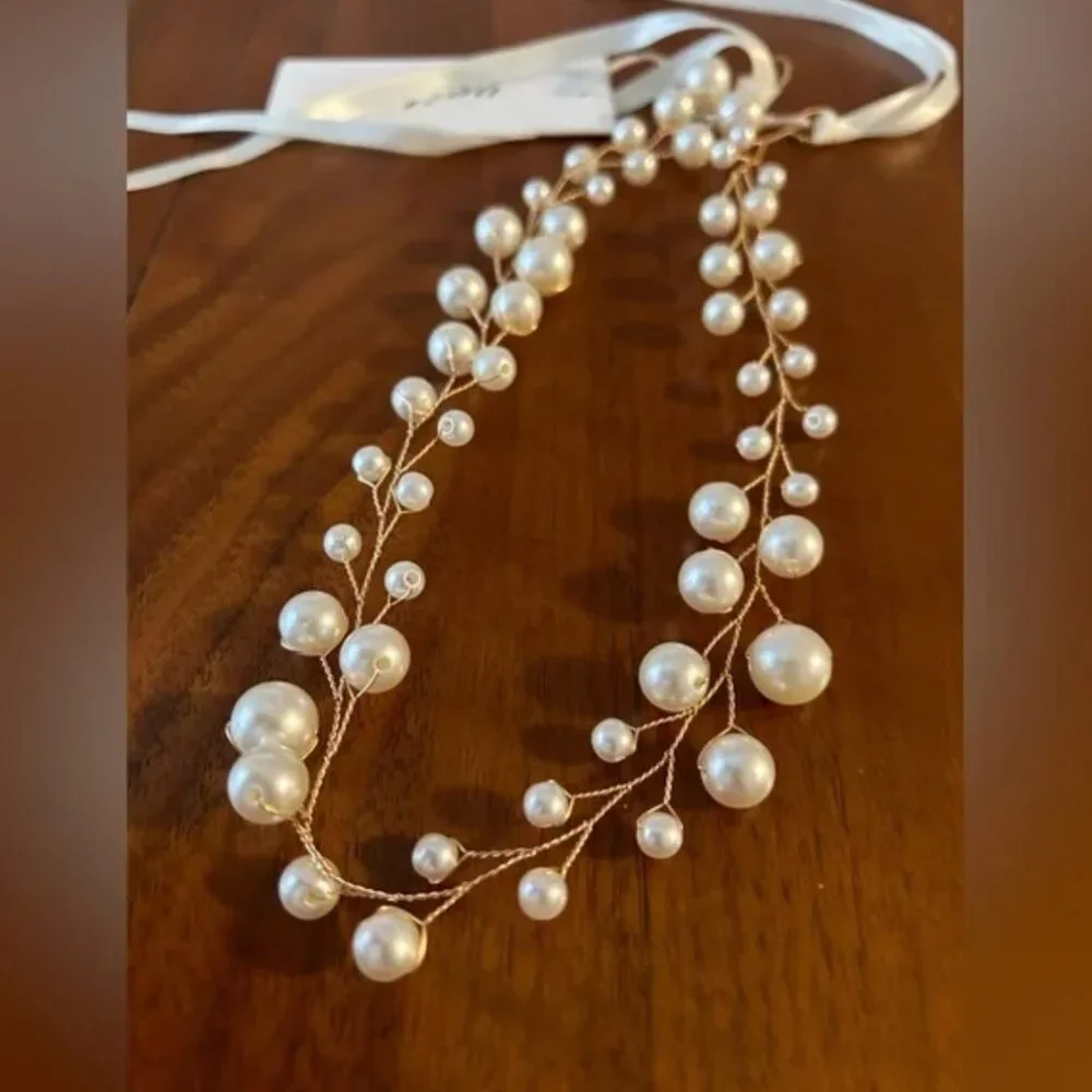 Wedding Pearl Headband